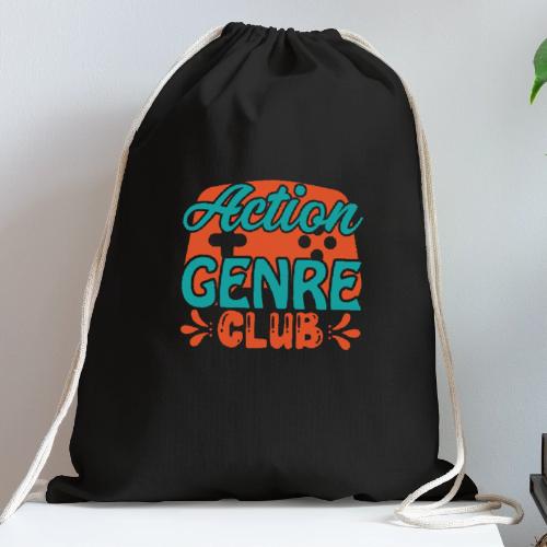 Action Genre Club Retro - Cotton Drawstring Bag