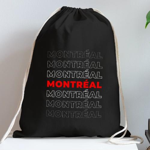 Montreal Echoes - Cotton Drawstring Bag
