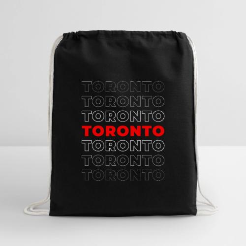 Toronto Type - Cotton Drawstring Bag