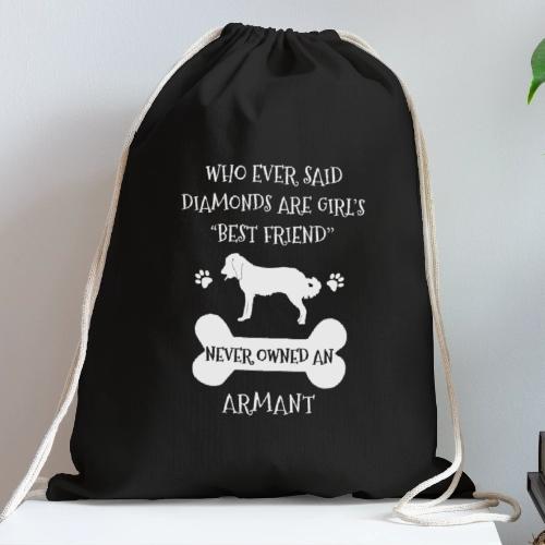 My Best Friend Is Armant Cool Gift - Cotton Drawstring Bag