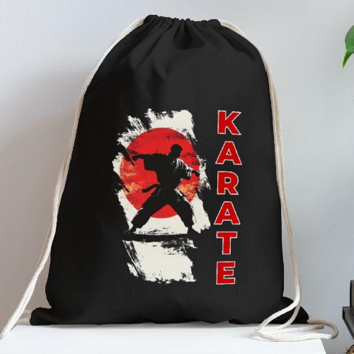 Karate: the spirit of discipline - Cotton Drawstring Bag