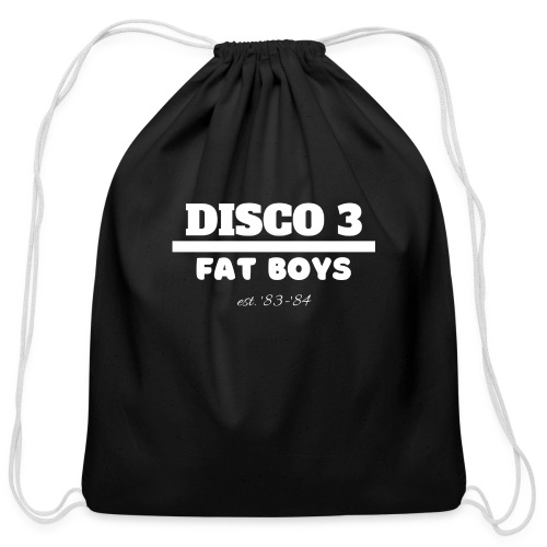 Disco 3/Fat Boys est. 83-84 - Cotton Drawstring Bag