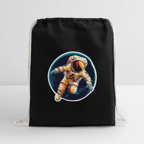 Astronaut: Dream, explore, discover! - Cotton Drawstring Bag