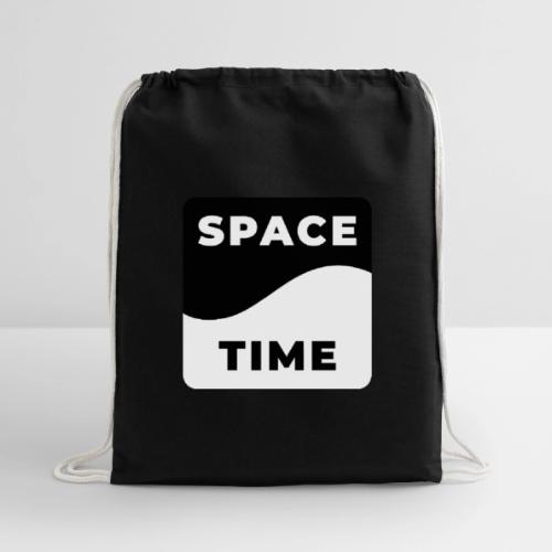 Space-time: Warped Reality - Cotton Drawstring Bag