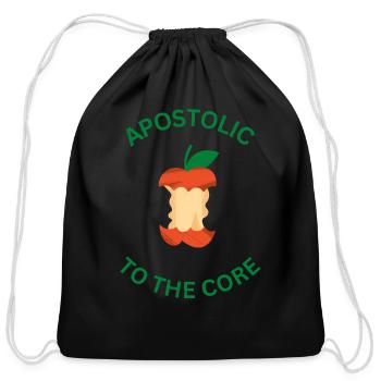 Apostolic 2 the core - Cotton Drawstring Bag - black - Front
