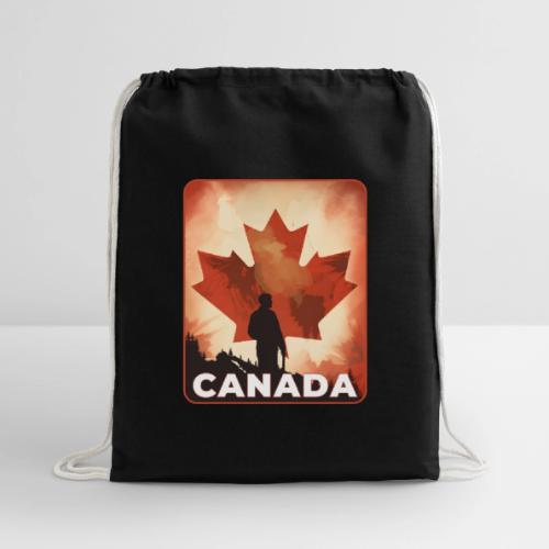Canada Stands Tall - Cotton Drawstring Bag