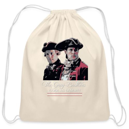 The Grey Bros - Cool As Dammit - Cotton Drawstring Bag