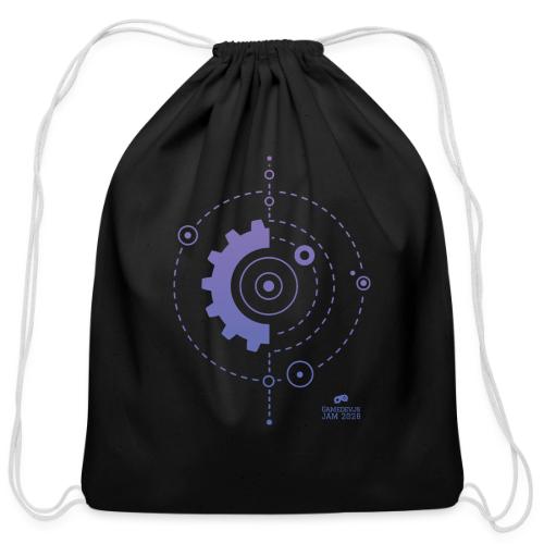 Gamedevjs Jam 2026 Machines - Cotton Drawstring Bag