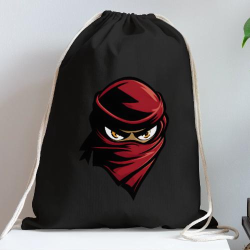 Scarlet Shadow Ninja - Cotton Drawstring Bag