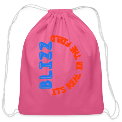 Blizz It's real in the field design - Cotton Drawstring Bag