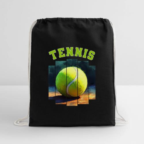 Tennis Vibes Only - Cotton Drawstring Bag