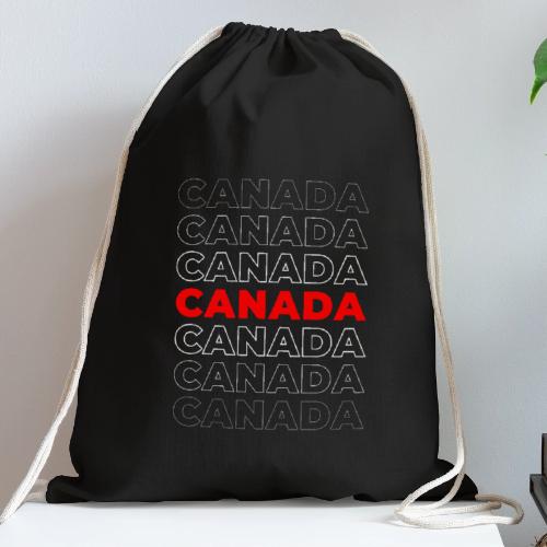 True North Tribute – Canada - Cotton Drawstring Bag