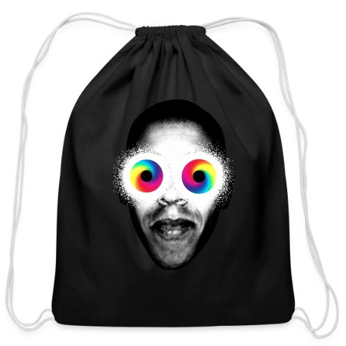 Psychedelic eyes - Cotton Drawstring Bag