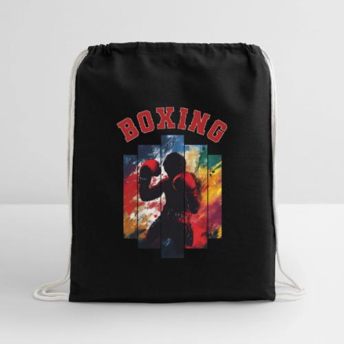 Boxing Warrior - Cotton Drawstring Bag