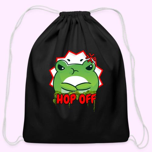 Hop Off - Cotton Drawstring Bag