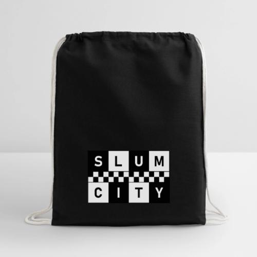 Slum City Logo - Cotton Drawstring Bag