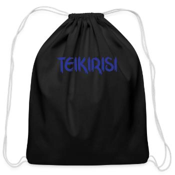 Funny Latin Chistosa TEIKIRISI Spanglish Hispanic - Cotton Drawstring Bag - black - Front