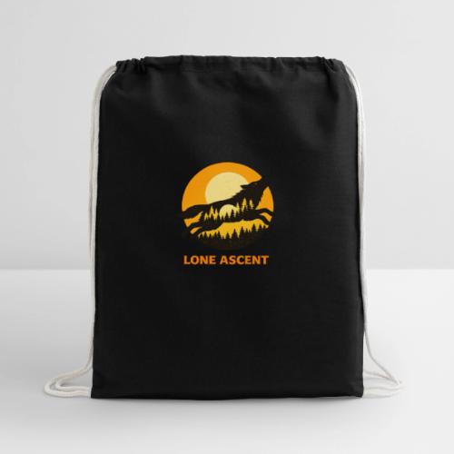 Lone Ascent Wolf - Cotton Drawstring Bag