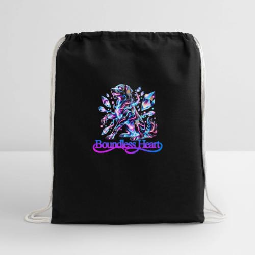 Boundless Heart Neon Galaxy Dog Shirt - Cotton Drawstring Bag