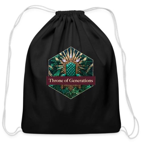 Women’s Day Vine Throne T Shirt, Gift for Grandma - Cotton Drawstring Bag