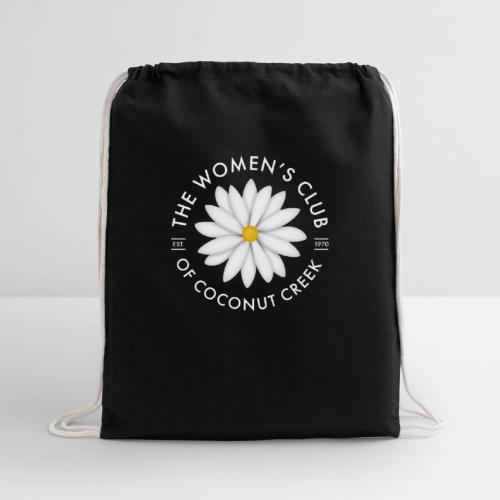 WCLogo Circle RGB White 4000 - Cotton Drawstring Bag