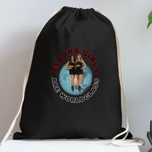 Eldora Girls Are Worldclass - Cotton Drawstring Bag