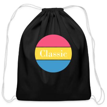 RBY Model tumblr Copy - Cotton Drawstring Bag - black - Front