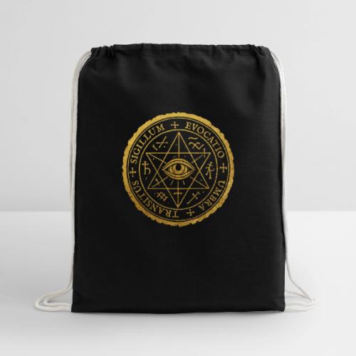 Sigillum Obscura Aurum - Cotton Drawstring Bag