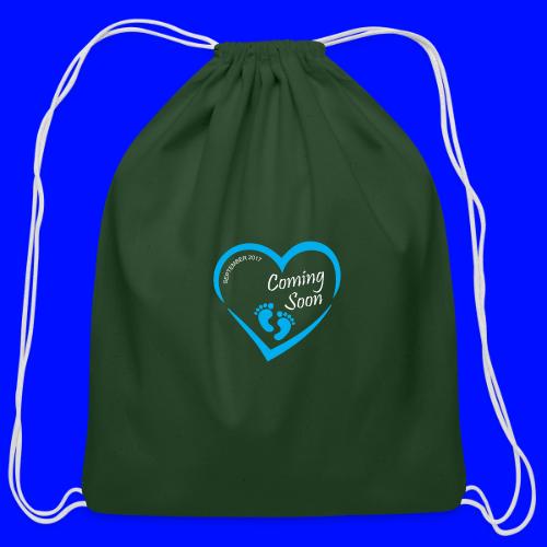 Baby coming soon - Cotton Drawstring Bag