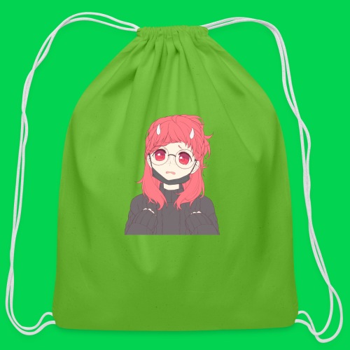 Mei is sorry! - Cotton Drawstring Bag