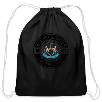 Newcastle United Core Crest - Cotton Drawstring Bag - black - Front