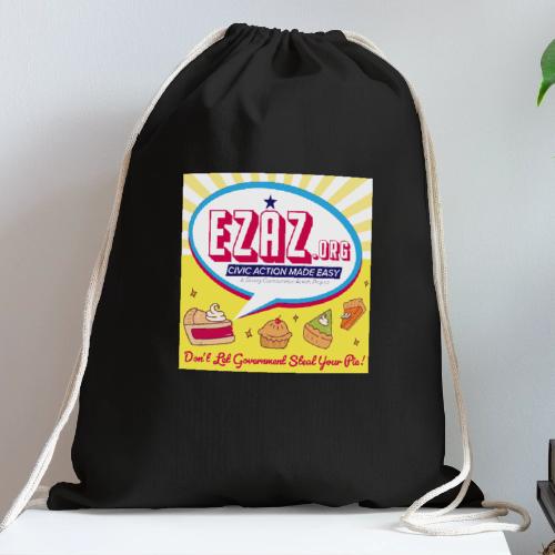 Don't Let Government Steal Your Pie! - Cotton Drawstring Bag