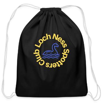 Loch Ness Spotters Club Loch Ness Monster - Cotton Drawstring Bag - black - Front