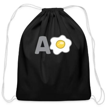Camisa Chistosa A Huevo Funny Spanish Latin Gift - Cotton Drawstring Bag - black - Front