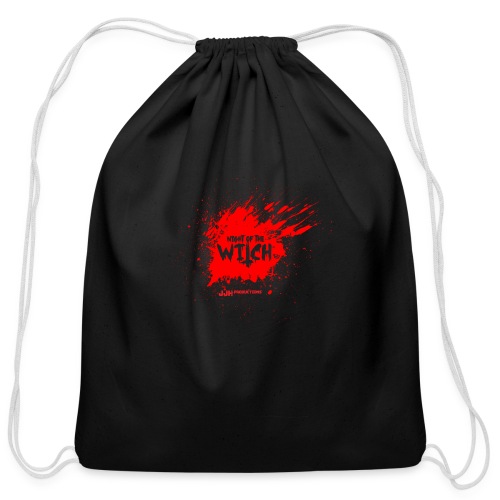 Night of the Witch Splatter Logo - Cotton Drawstring Bag
