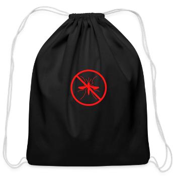 Mosquito 25 April 2023 Malaria Insect Pest Nature - Cotton Drawstring Bag - black - Front