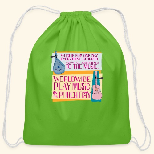 Play Music on the Porch Day 2023 - Cotton Drawstring Bag