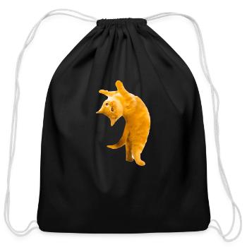 Funny Cat Lover - Cotton Drawstring Bag - black - Front