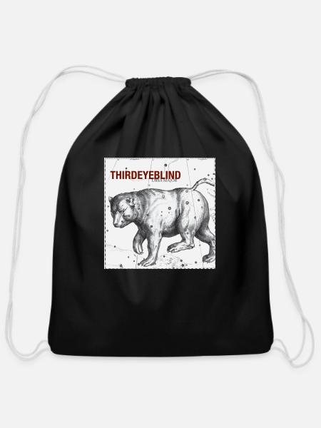 Ursa Major - Cotton Drawstring Bag - black