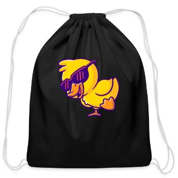Sunglasses Cute Ducky Shower lovers baby toys - Cotton Drawstring Bag - black - Front