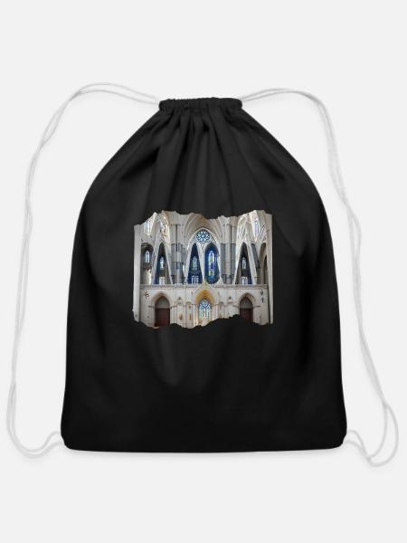 PARAGUAY 24 9 - Cotton Drawstring Bag - black