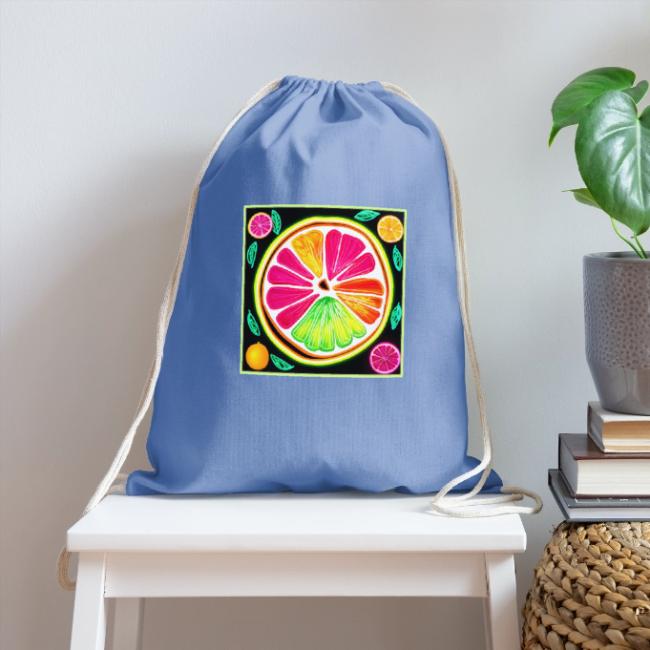 Neon Citrus Fruit Fiesta
