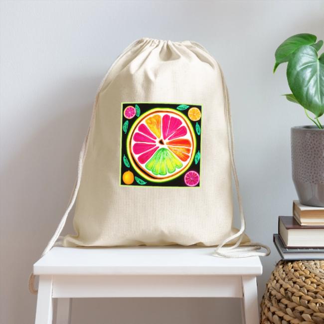 Neon Citrus Fruit Fiesta