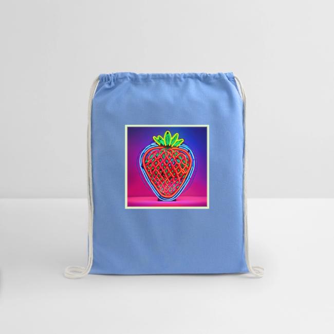 Vibrant Strawberry Neon Sign