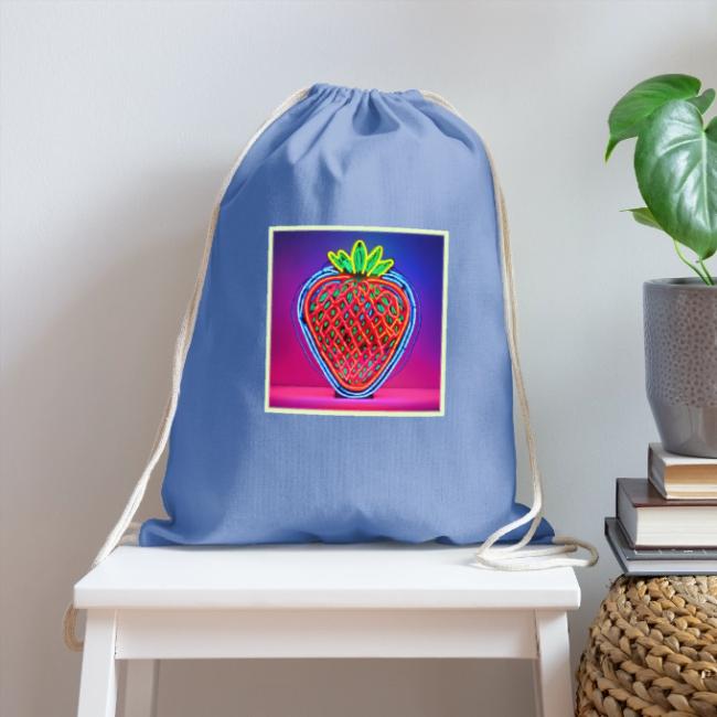 Vibrant Strawberry Neon Sign