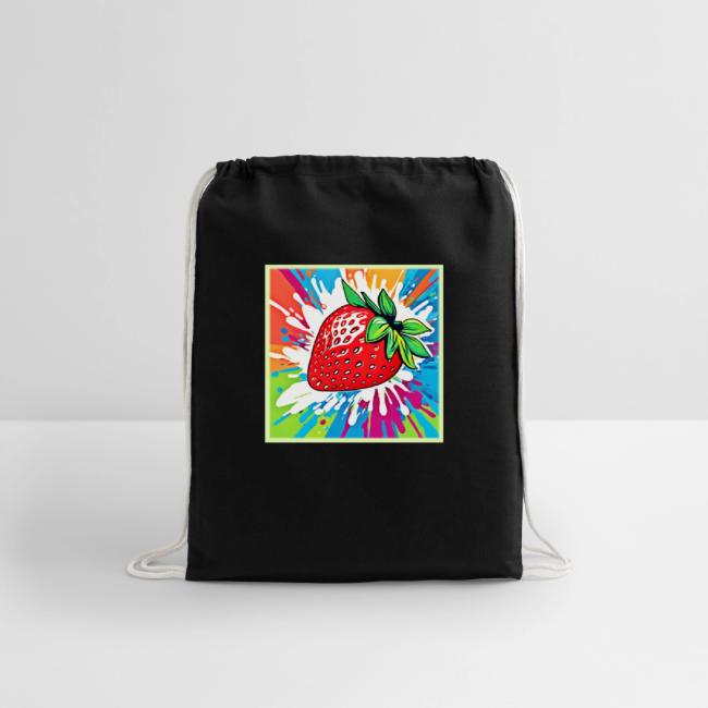 Vibrant Strawberry Artwork