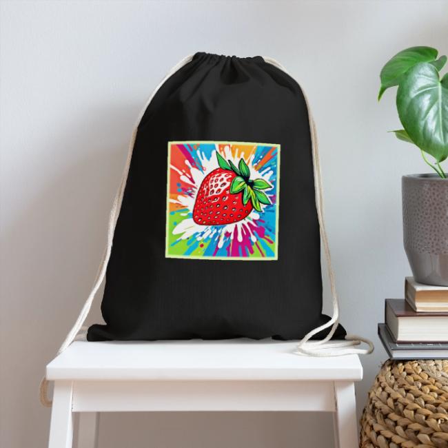 Vibrant Strawberry Artwork