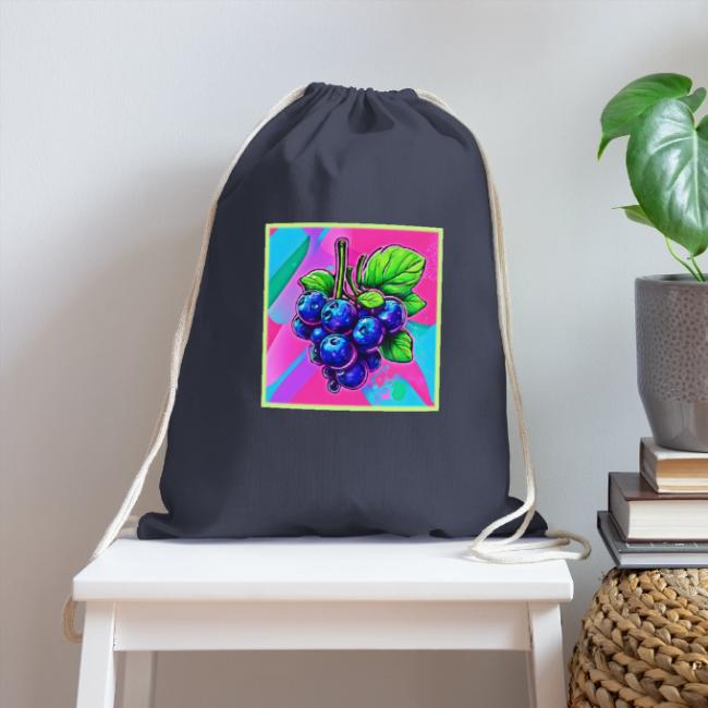 Vibrant Blueberry Artwork