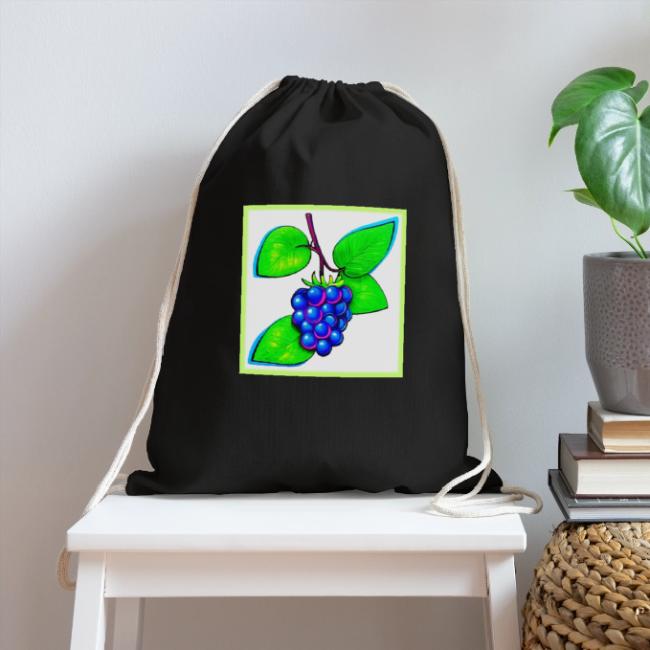 Vibrant Blueberry Pop Art