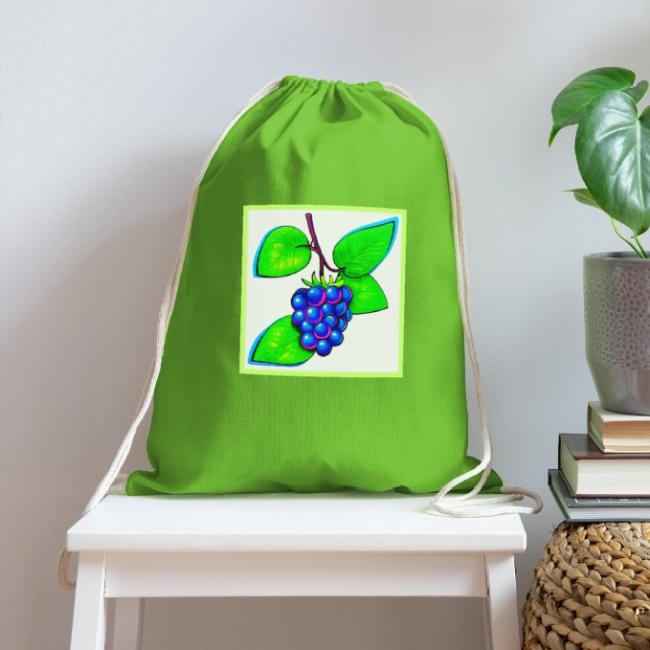 Vibrant Blueberry Pop Art